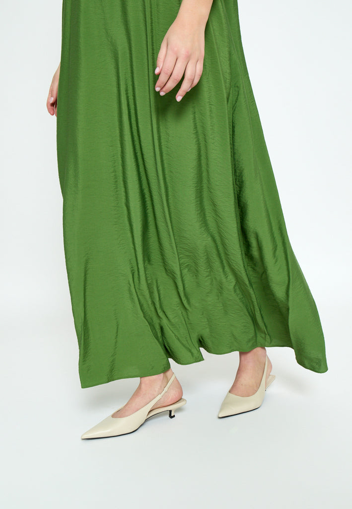 Peppercorn PCOpeya Solid Halterneck Dress Dress 3750 Cactus