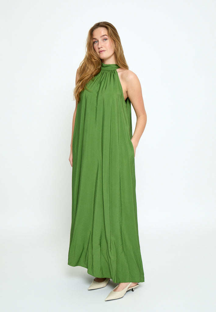PCOpeya Solid Halterneck Dress - Cactus PCOpeya Solid Halterneck Dress - Cactus