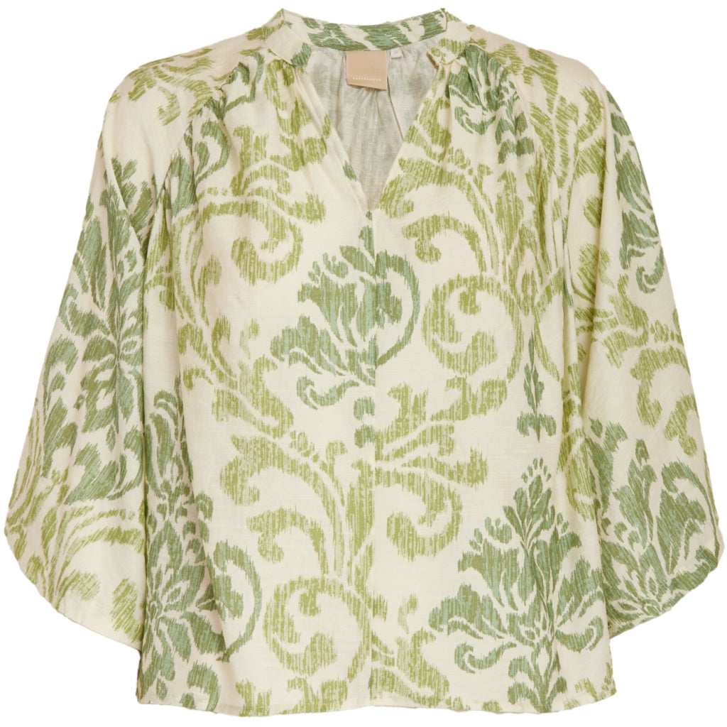 Peppercorn PCOtella Blouse Blouse 3014P Nile Green Print