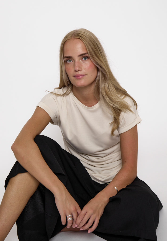 Peppercorn PCPalaya T-shirt Top 0265 Sandshell