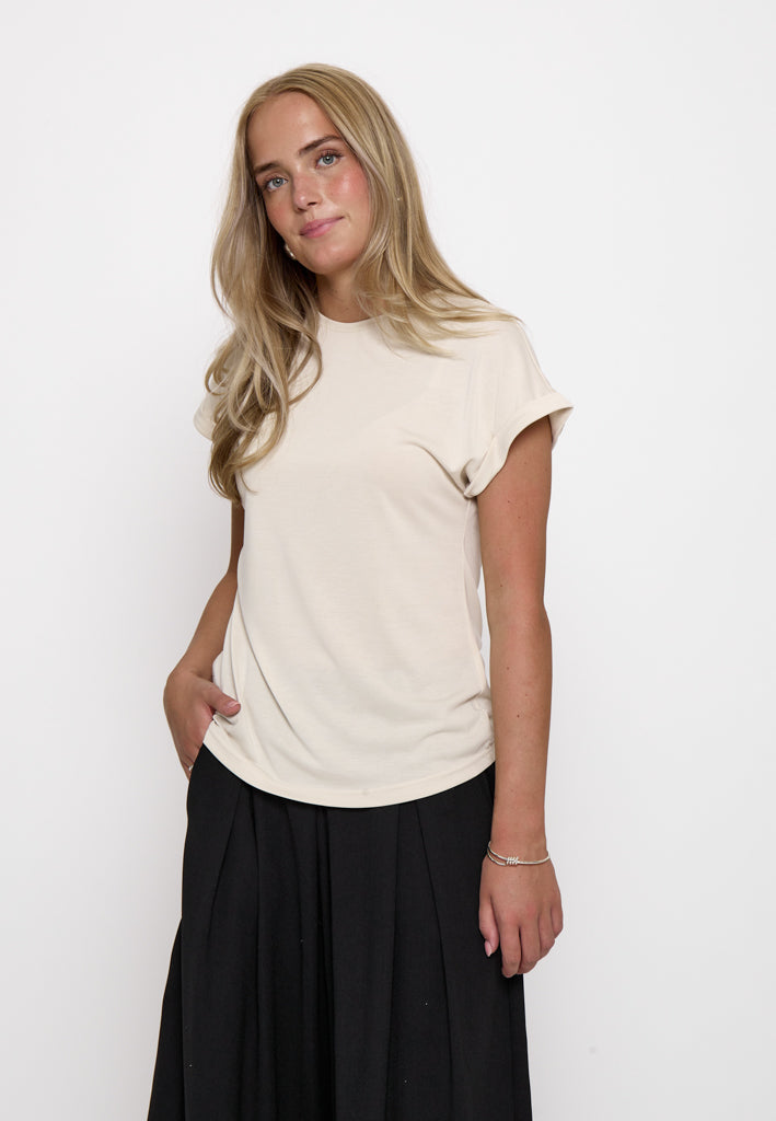 Peppercorn PCPalaya T-shirt Top 0265 Sandshell
