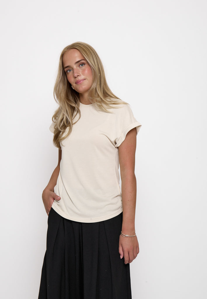 Peppercorn PCPalaya T-shirt Top 0265 Sandshell