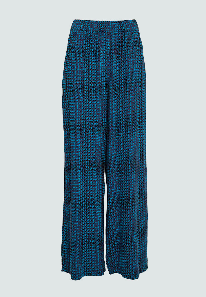 Peppercorn PCPalmer Wide Leg Pant Pant 1020P Moonlit Ocean Print