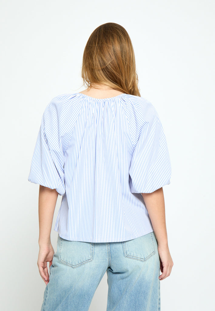 Peppercorn PCPansie Top Top 2993S Marina Blue Stripe