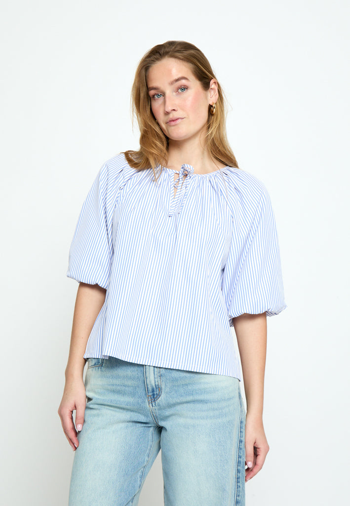 Peppercorn PCPansie Top Top 2993S Marina Blue Stripe