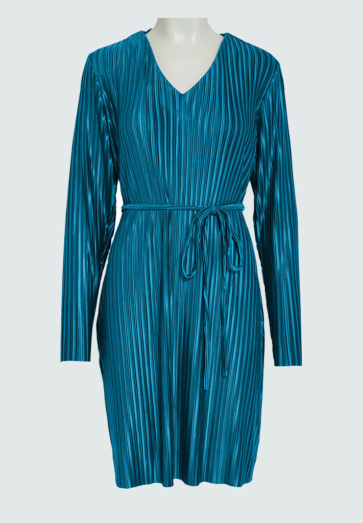 Peppercorn PCPatricia Plisse Dress Dress 2114 Ocean Depths