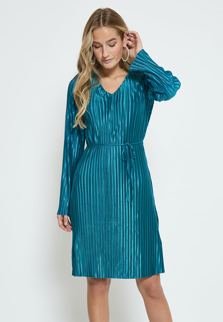 Peppercorn PCPatricia Plisse Dress Dress 2114 Ocean Depths