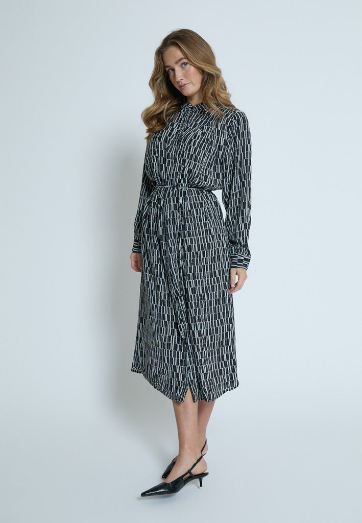 Peppercorn PCPhilippa Maxi Dress Dress 2326P Gray Violet Print