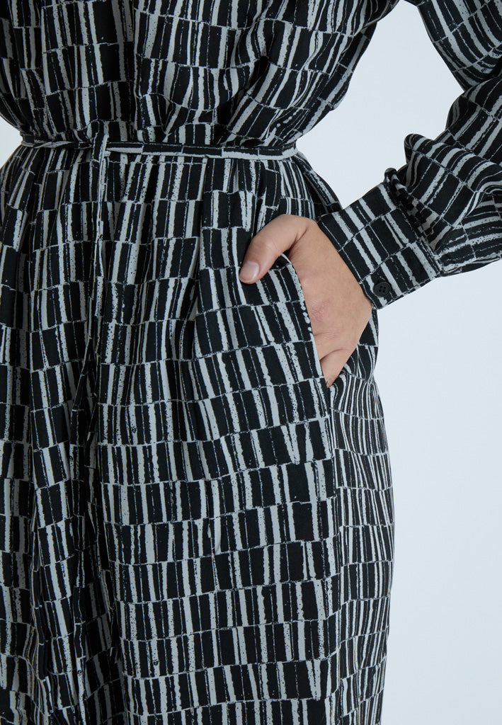 Peppercorn PCPhilippa Maxi Dress Dress 2326P Gray Violet Print