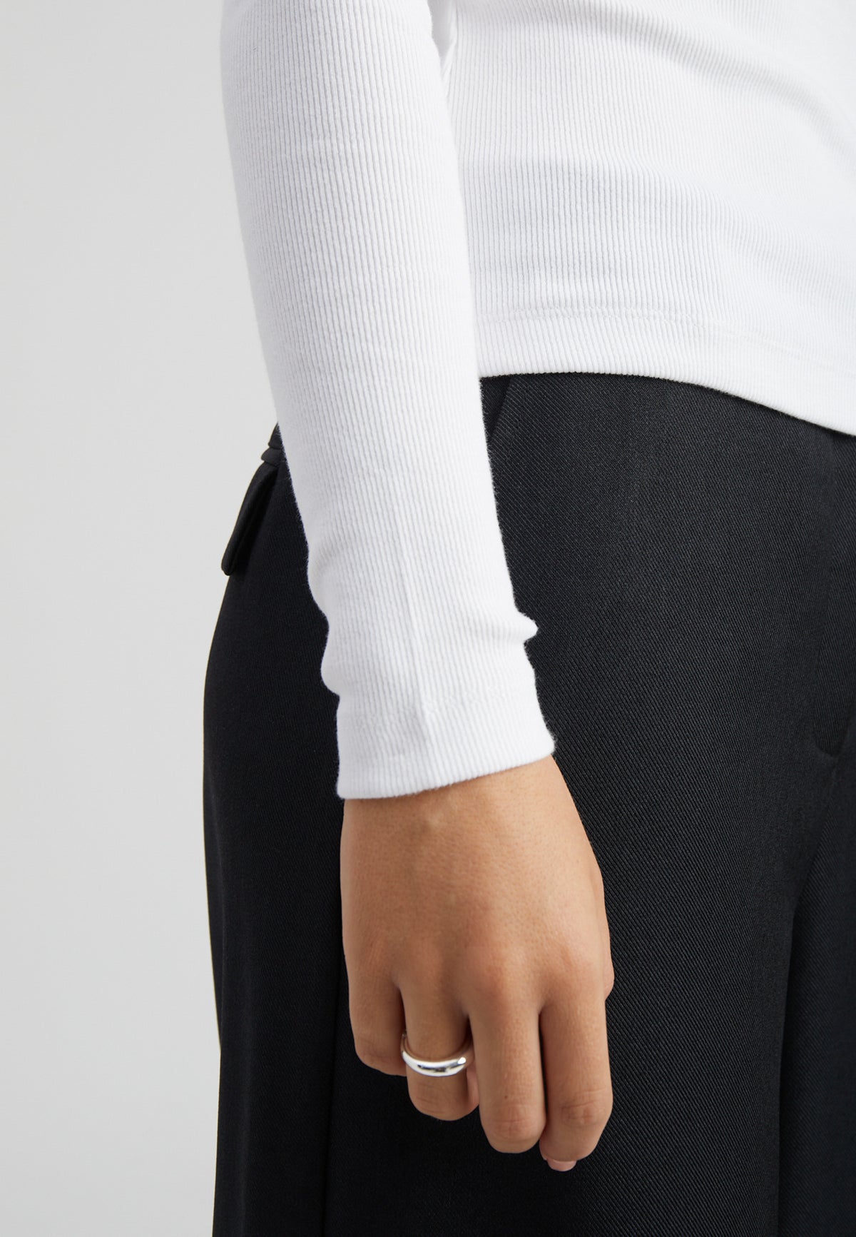 Peppercorn PCPhoebe GOTS Long Sleeve Top Top 0001 White