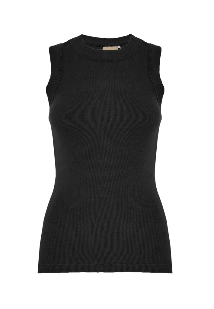 Peppercorn PCPhoebe GOTS Tank Top Top 9000 Black