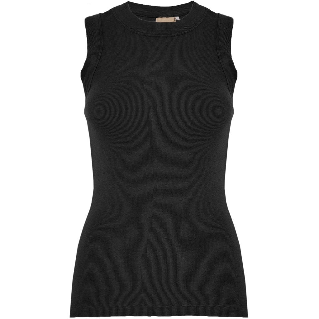 Peppercorn PCPhoebe GOTS Tank Top Top 9000 Black