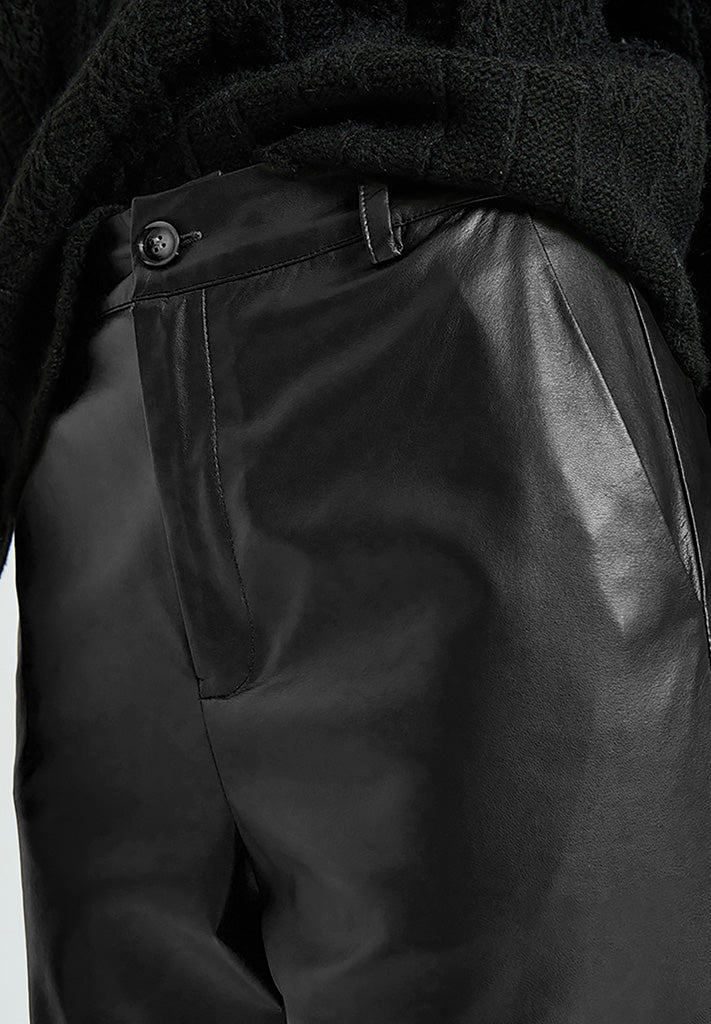 Peppercorn PCPia Flared Pants Pant 9000 Black
