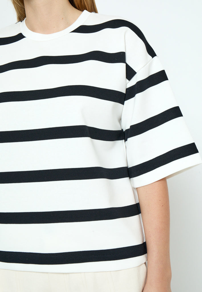 Peppercorn PCPreston Sweat T-Shirt T-Shirt 9000S Black Stripe