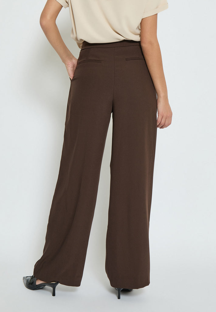 Peppercorn PCPrim Wide Leg Pant Pant 5075 Chicory Coffee