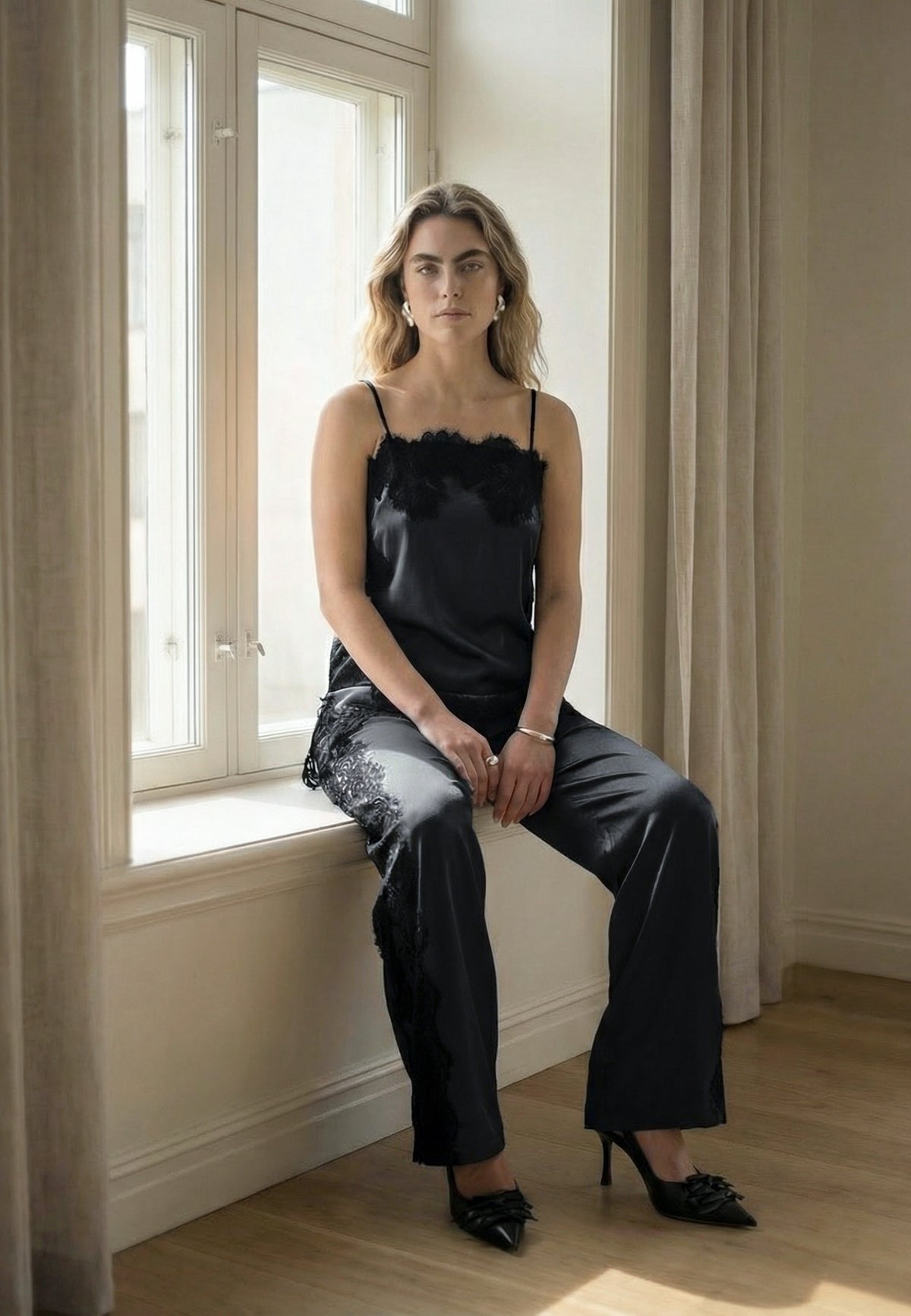 Peppercorn PCRachel Pant Pant 9000 Black