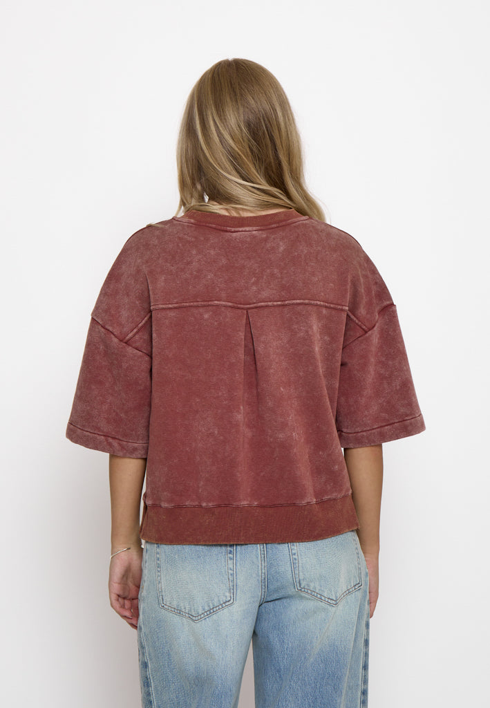 Peppercorn PCRaquel Sweatshirt Sweatshirt 1008 Maroon Red