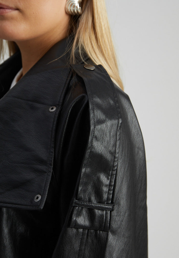 Peppercorn PCRawella Vegan Jacket Jacket 9000 Black