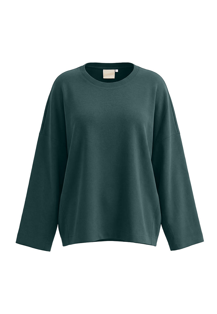 Peppercorn PCRaylene Sweat Sweatshirt 1432 Dark Sea