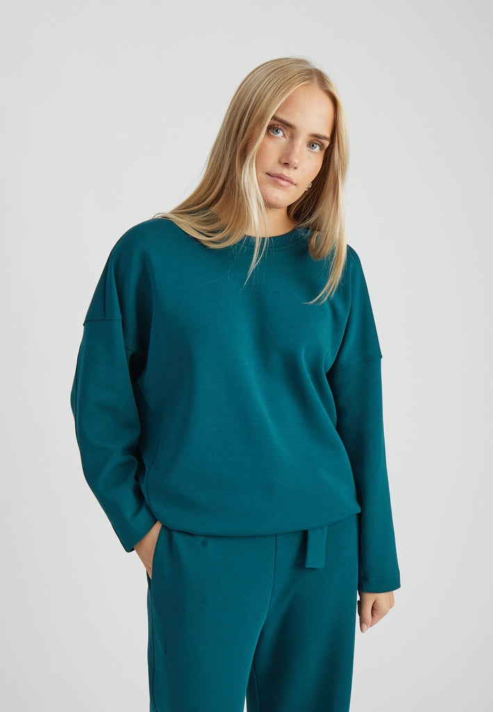 Peppercorn PCRaylene Sweat Sweatshirt 1432 Dark Sea