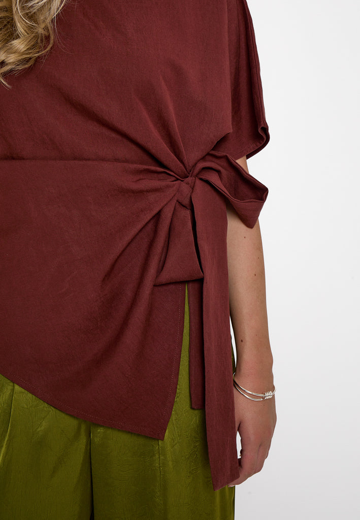 Peppercorn PCRebecca Blouse Blouse 1008 Maroon Red