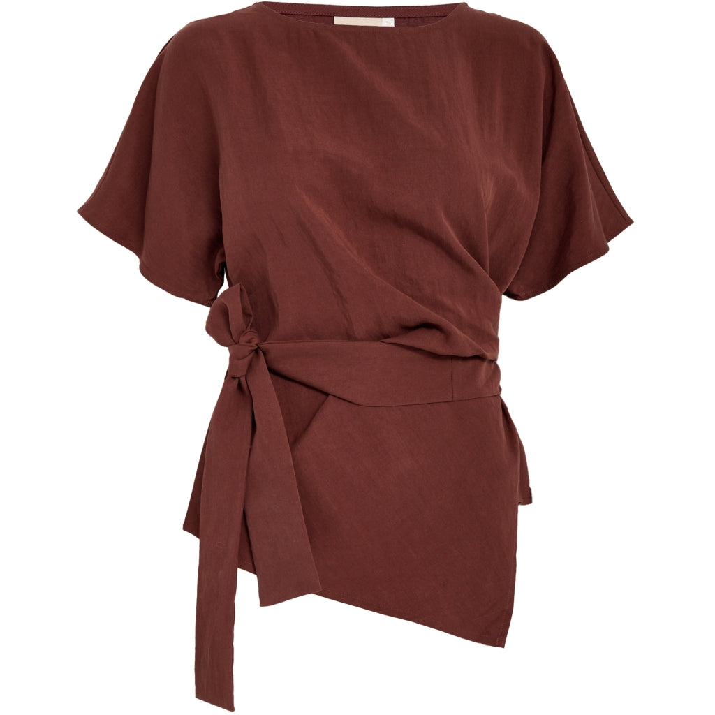 Peppercorn PCRebecca Blouse Blouse 1008 Maroon Red