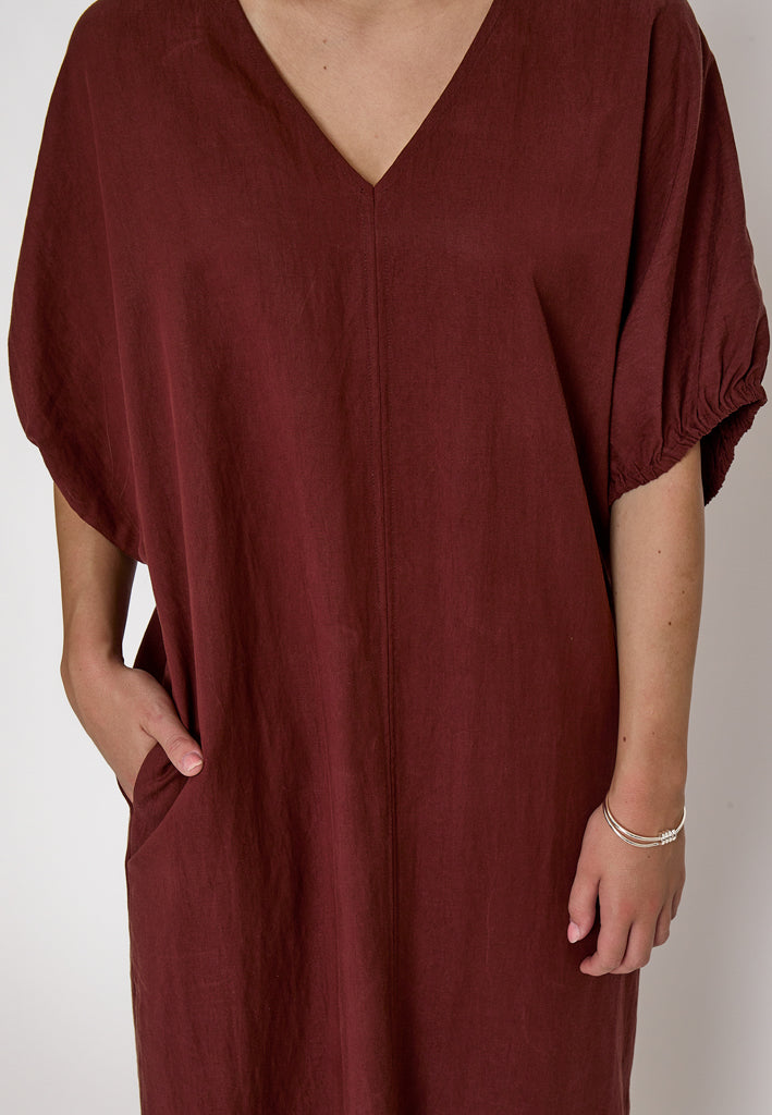 Peppercorn PCRebecca Dress Dress 1008 Maroon Red