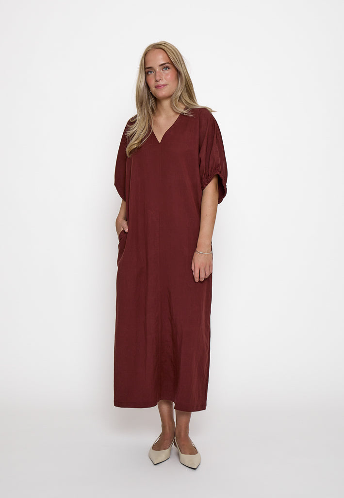 Peppercorn PCRebecca Dress Dress 1008 Maroon Red