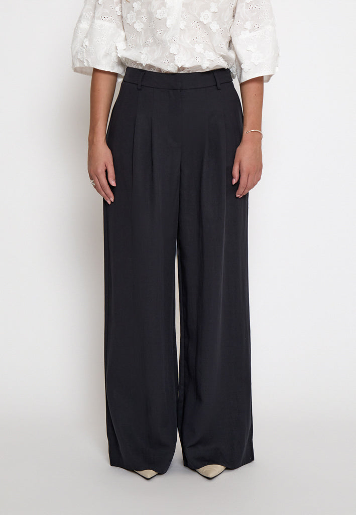 Peppercorn PCRebecca Wide Pant Pant 517 Phantom