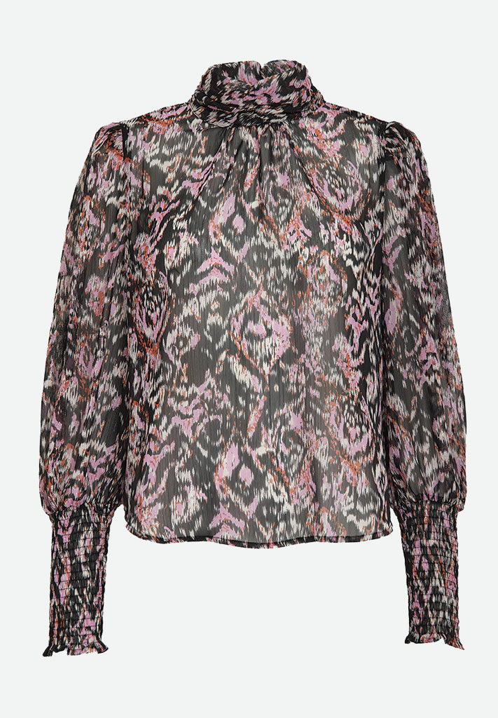 Peppercorn PCRegitze Blouse Blouse 9000P Black Print