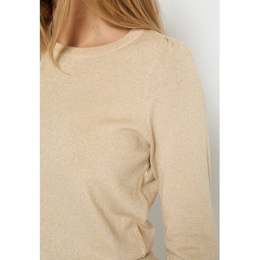 Peppercorn PCRemi Puff Pullover Pullover 0265MET Sandshell Metallic