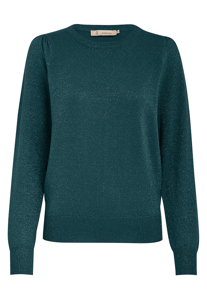 Peppercorn PCRemi Puff Pullover Pullover 1432MET Dark Sea Metallic