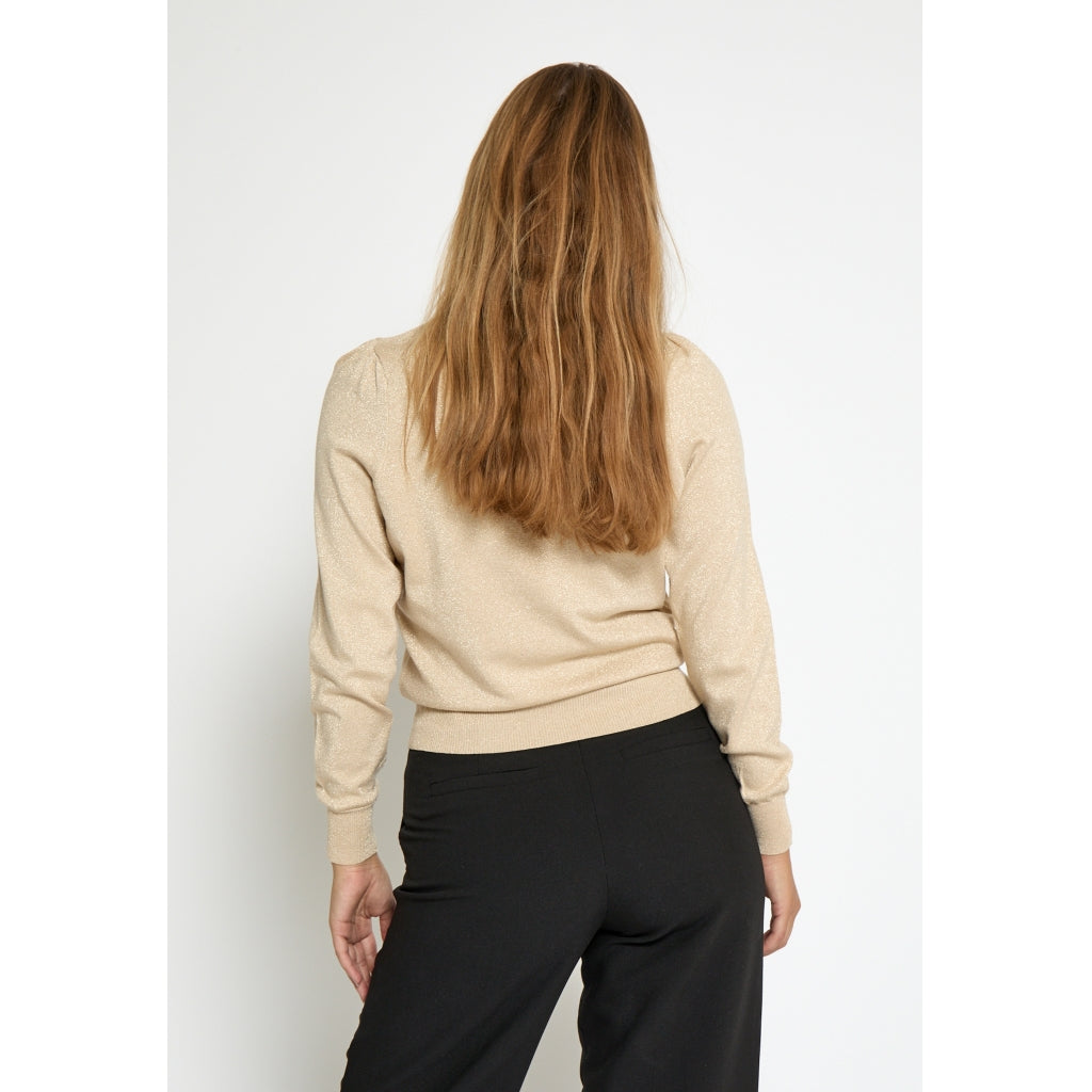 Peppercorn PCRemi Puff Pullover Pullover 348MET Medal gold Metallic
