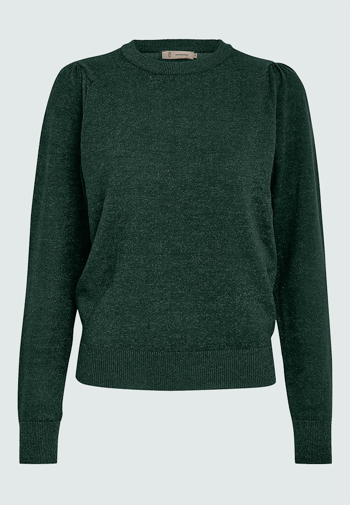 Peppercorn PCRemi Puff Pullover Pullover 4112MET Jungle Green Met.