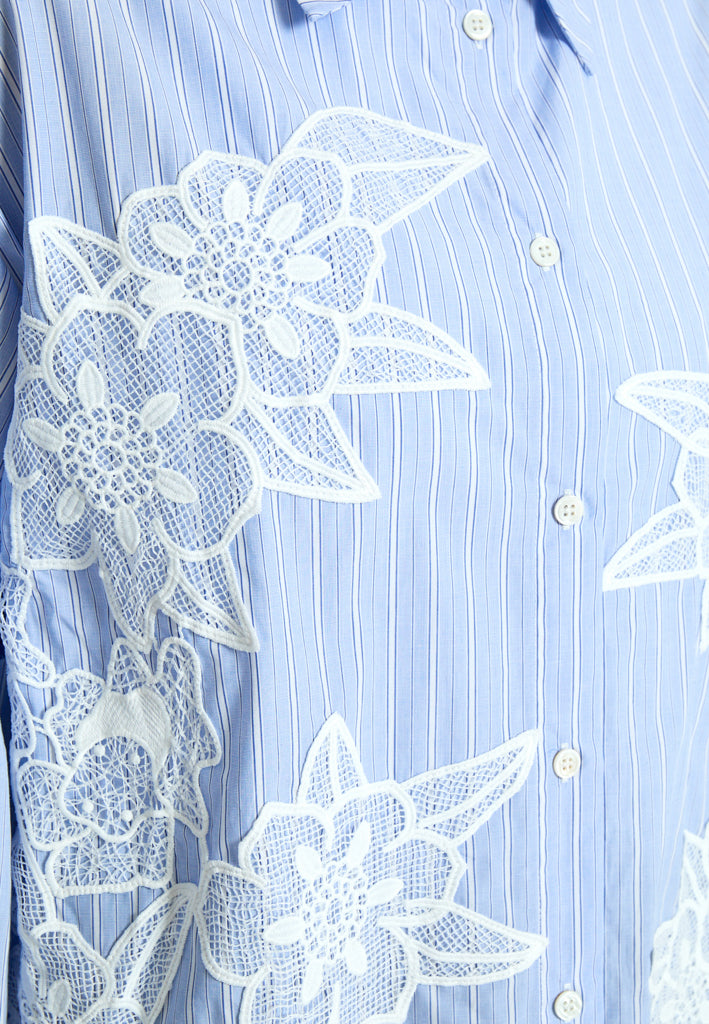 Peppercorn PCRima Shirt Shirt 2284S Skyway Blue Stripe