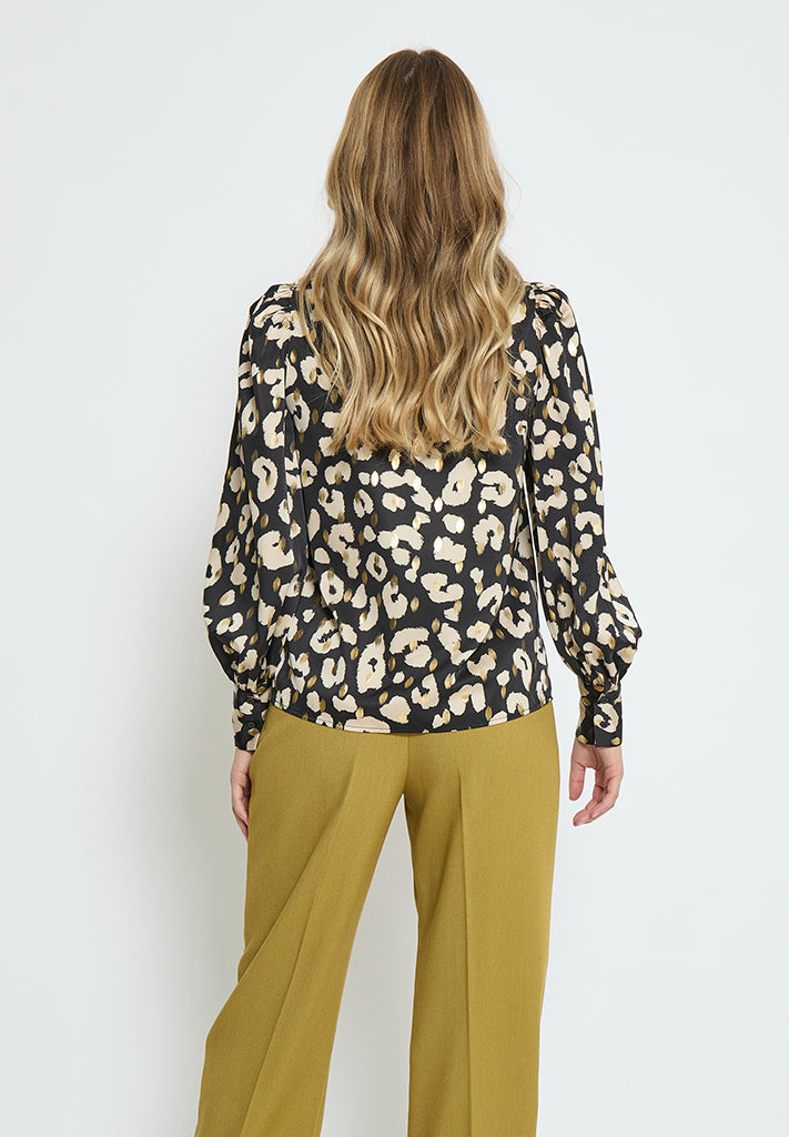 Peppercorn PCRimona Giada Shirt Shirt 9000P Black Print