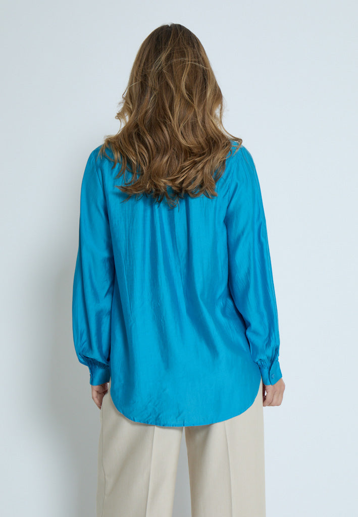 Peppercorn PCRomina Blouse Blouse 1009 Hawaiian Surf Blue