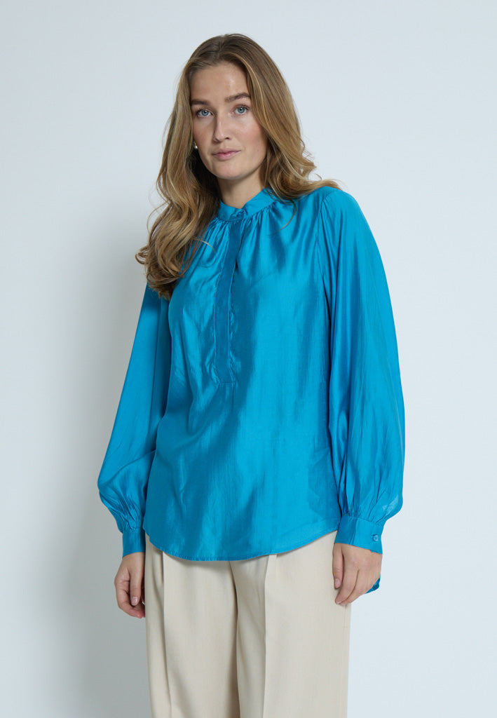 Peppercorn PCRomina Blouse Blouse 1009 Hawaiian Surf Blue