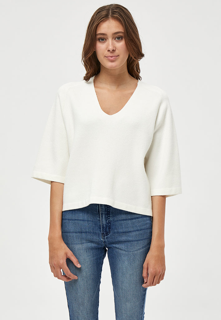 Peppercorn PCRosalia Knit Pullover Pullover 235 Cloud Dancer