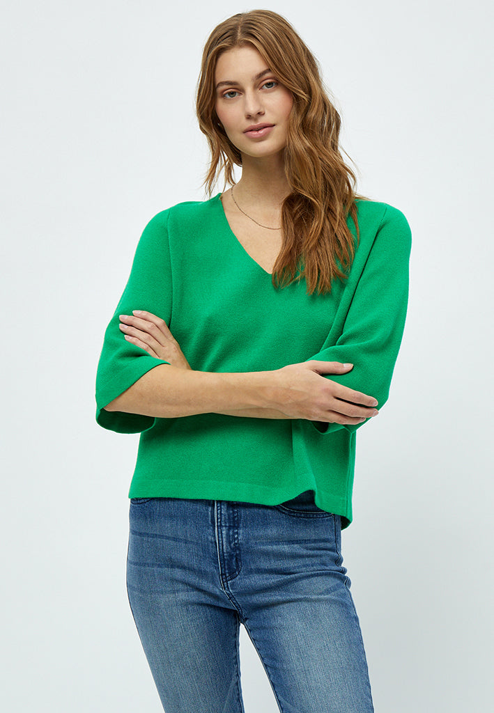Peppercorn PCRosalia Knit Pullover Pullover 3205 Bright Green