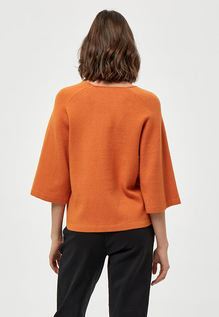 Peppercorn PCRosalia Knit Pullover Pullover 6675M Peach Caramel Melange