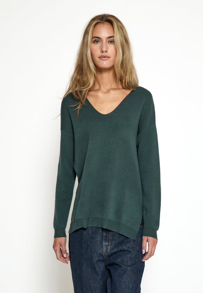 Peppercorn PCRosalia Knit Pullover Pullover 4112 Jungle Green
