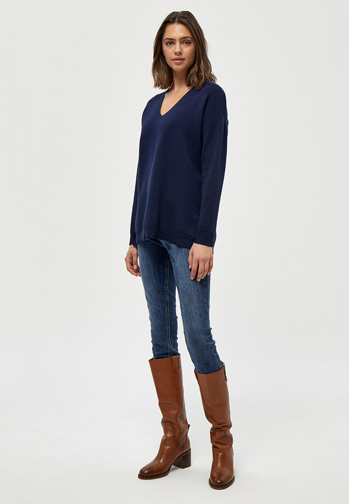 Peppercorn PCRosalia Knit Pullover Pullover 5270 Black Iris