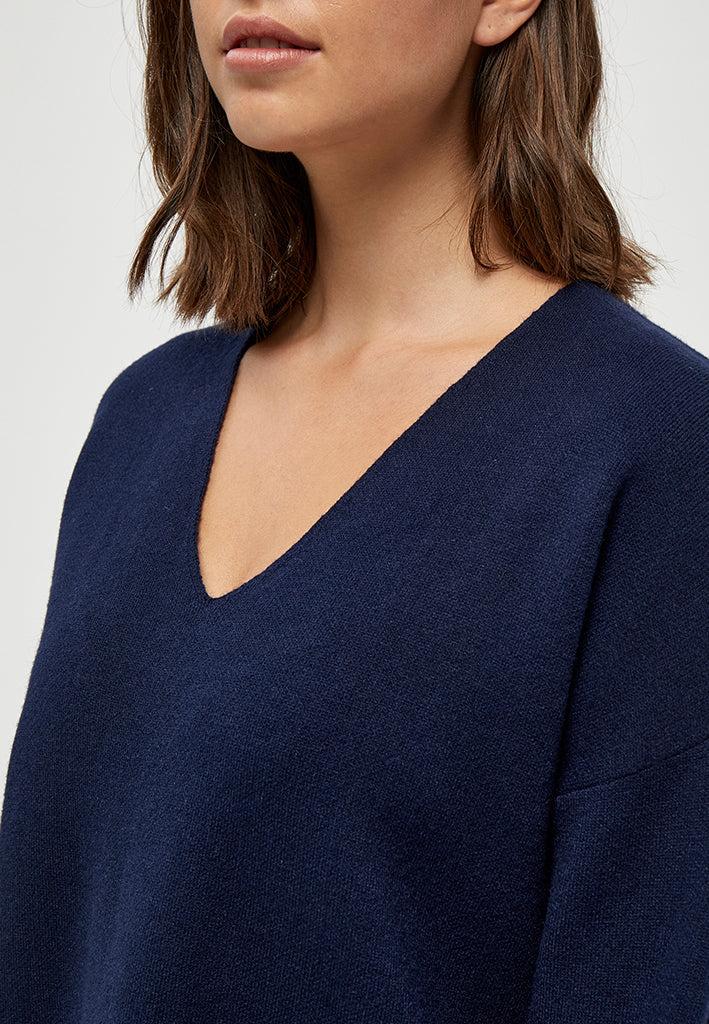 Peppercorn PCRosalia Knit Pullover Pullover 5270 Black Iris