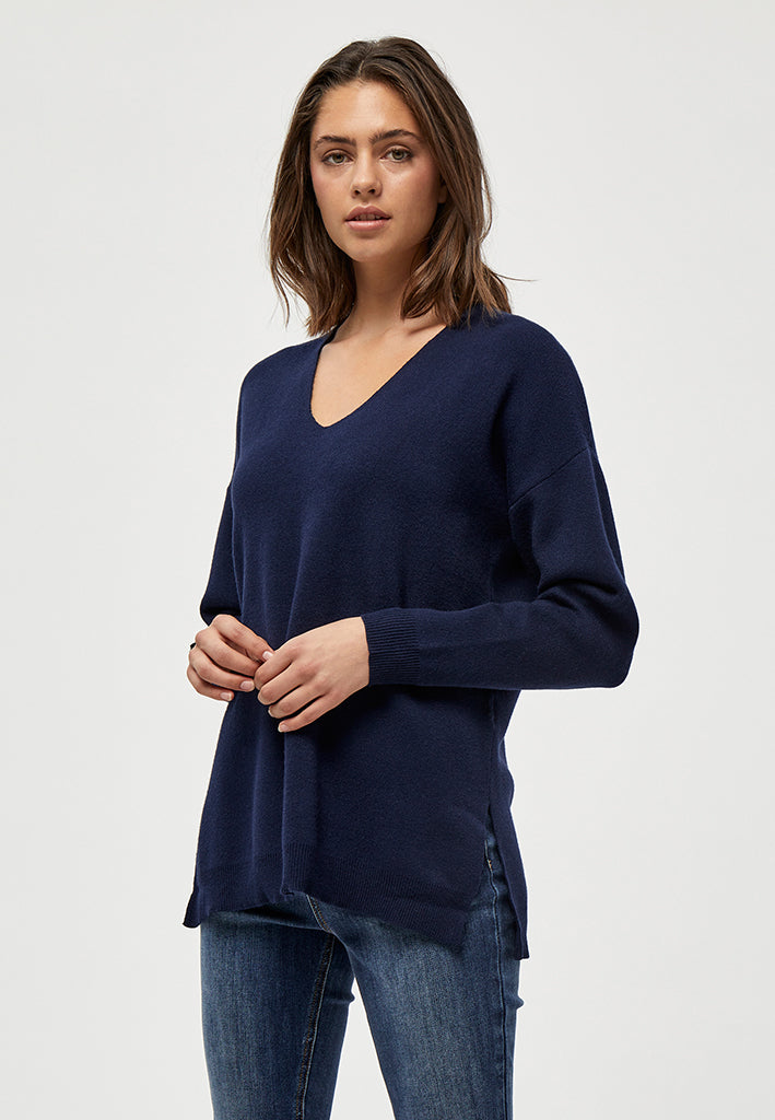 Peppercorn PCRosalia Knit Pullover Pullover 5270 Black Iris