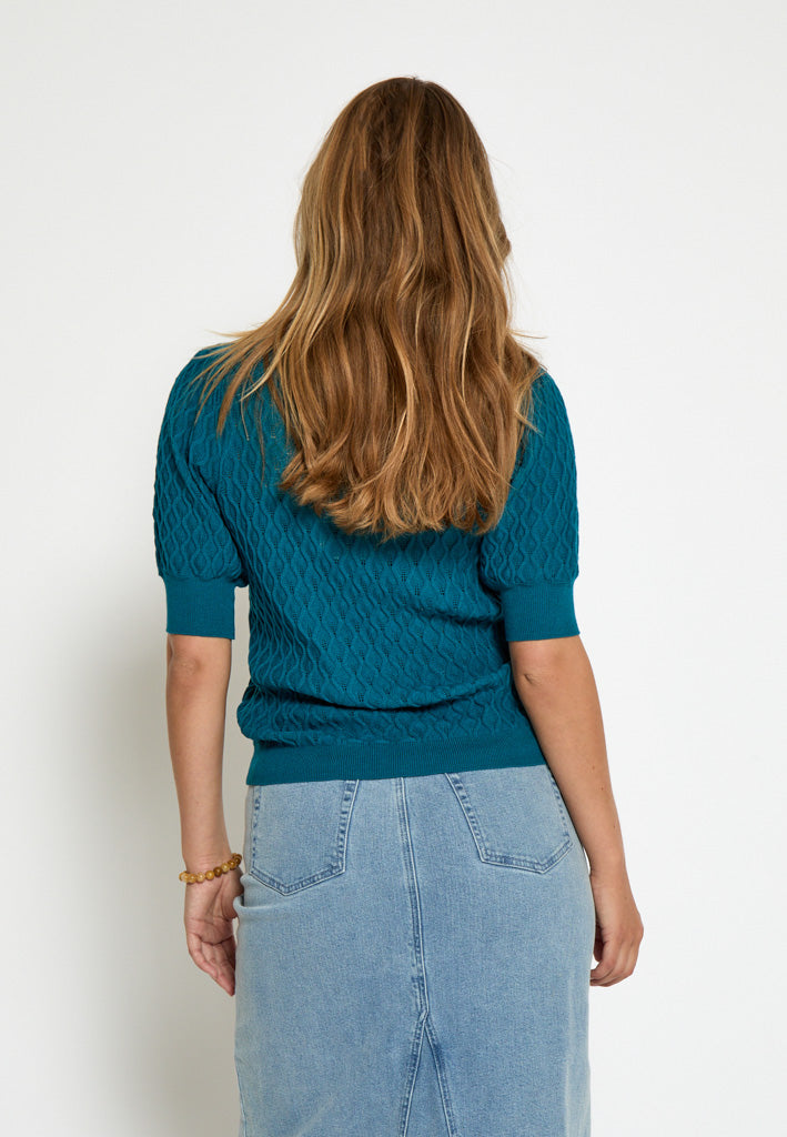 Peppercorn PCRosalia Knit T-Shirt T-Shirt 2114 Ocean Depths