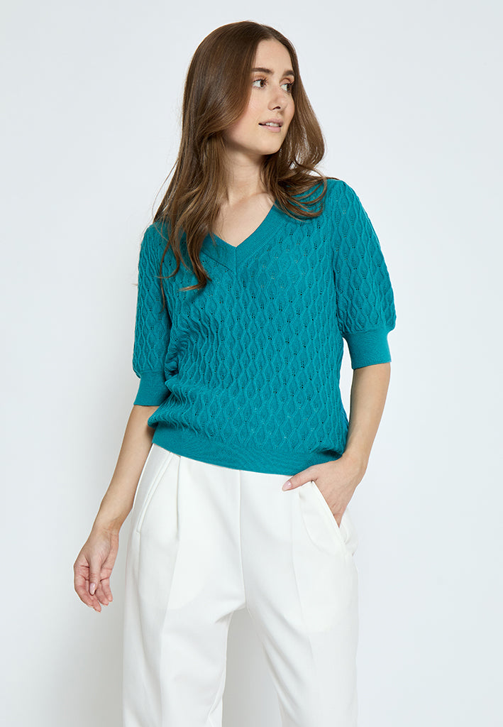 Peppercorn PCRosalia Knit T-Shirt T-Shirt 3057 Biscay Bay