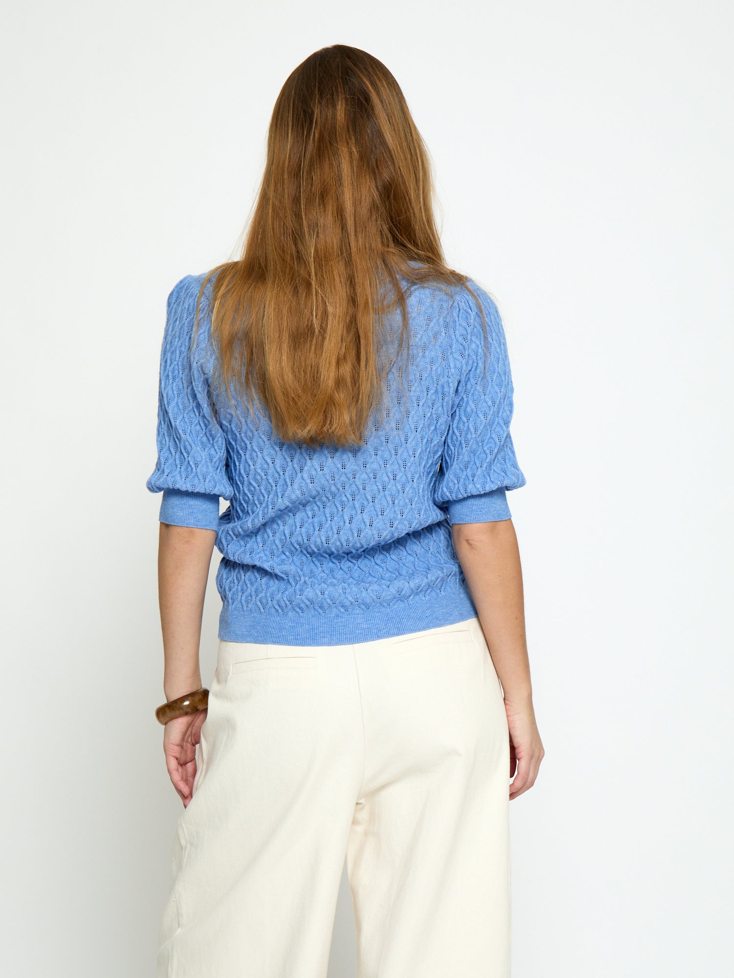 Peppercorn PCRosalia Knit T-Shirt T-Shirt 523 Blue Sky