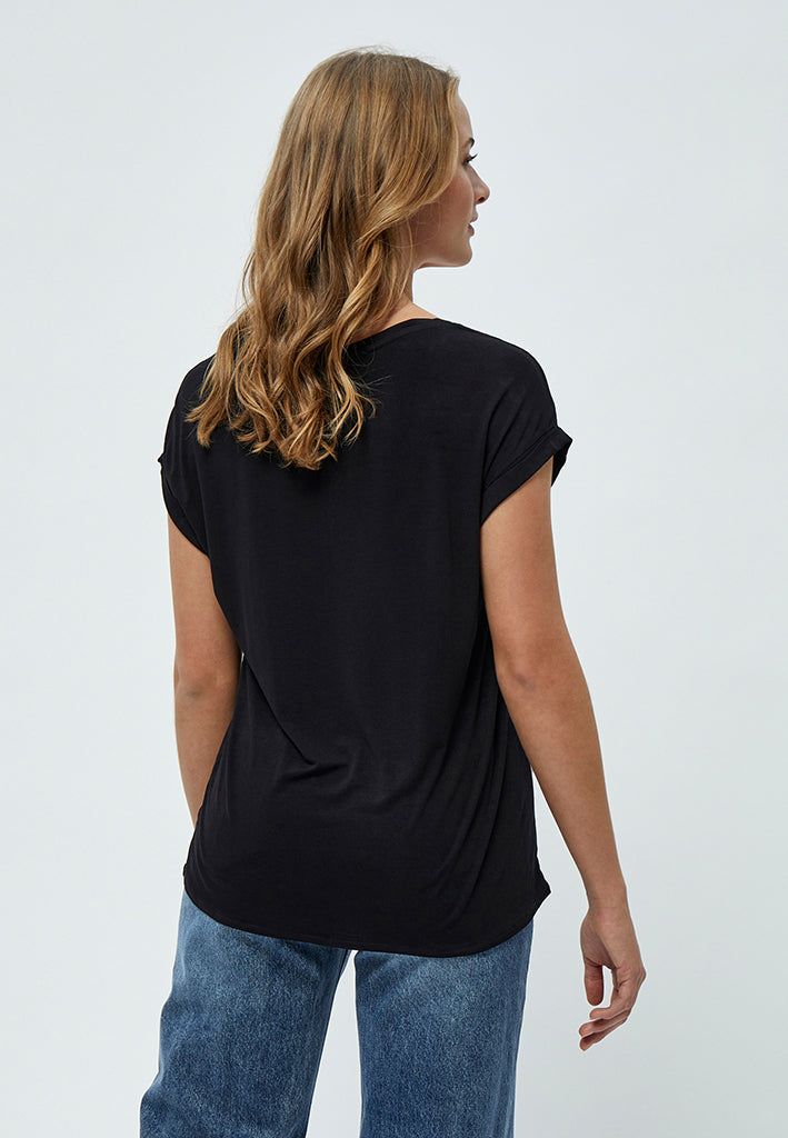 Peppercorn PCRosalinda Malucca T-Shirt T-Shirt 9000 Black