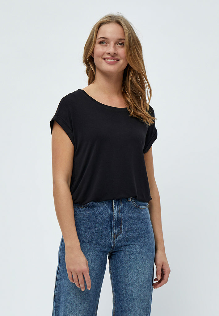 Peppercorn PCRosalinda Malucca T-Shirt T-Shirt 9000 Black